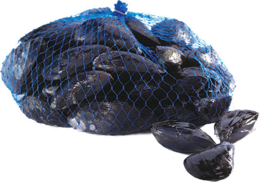 Blåskjell Ferske i nett 1kg