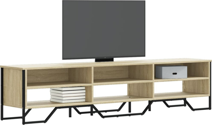 TV-benk sonoma eik 180x34x41 cm konstruert tre