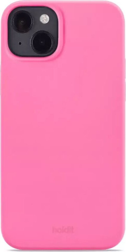 Holdit iPhone 14 Plus Soft Touch Silikon Deksel - Bright Pink