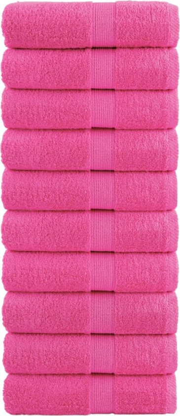 Bilde av Premium vaskekluter SOLUND 10 stk rose 30x30 cm 600 g/m2