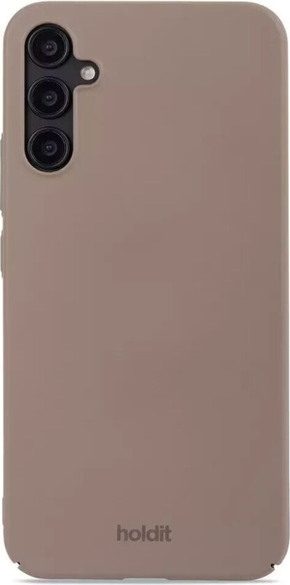 Holdit Samsung Galaxy A14 (5G) Slim Plast Deksel - Mocha Brown