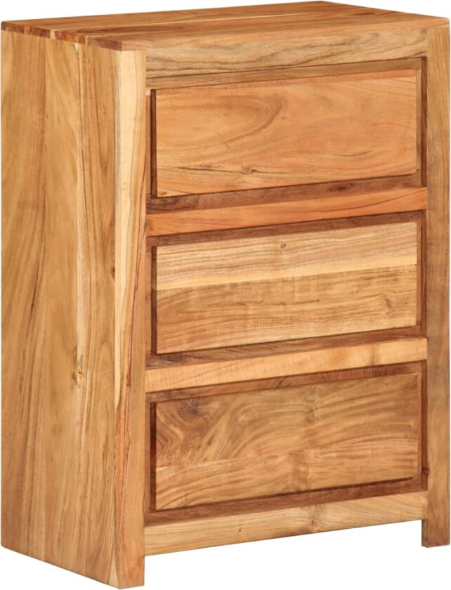 Kommode 55x33x75 cm heltre akasie