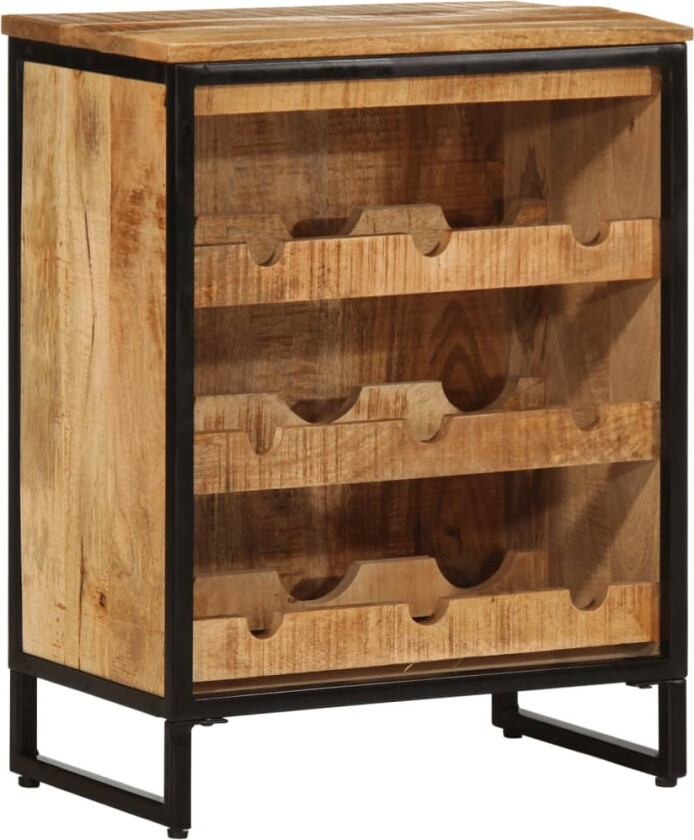 Bilde av Vinstativ for 9 flasker 55x33x70 cm heltre mango