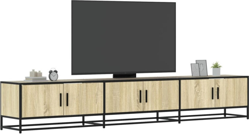 TV-benk sonoma eik 240x35x41 cm konstruert tre