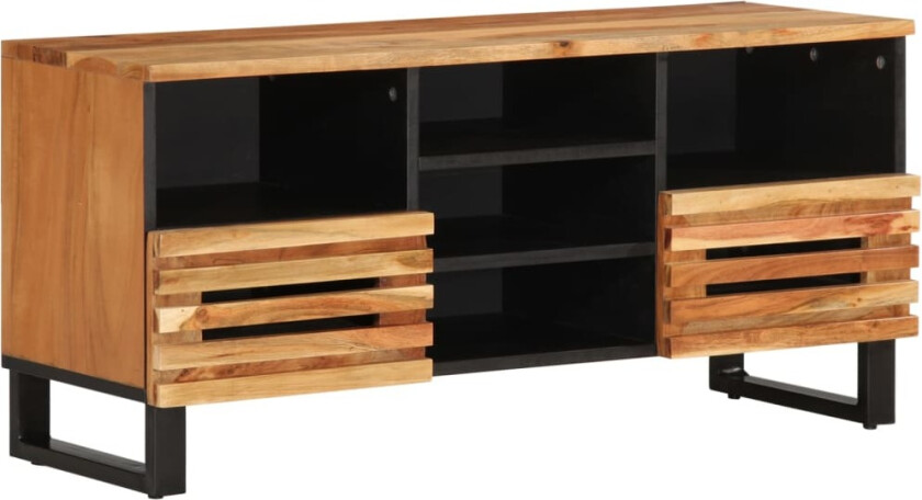 TV-benk 100x34x46 cm heltre akasie