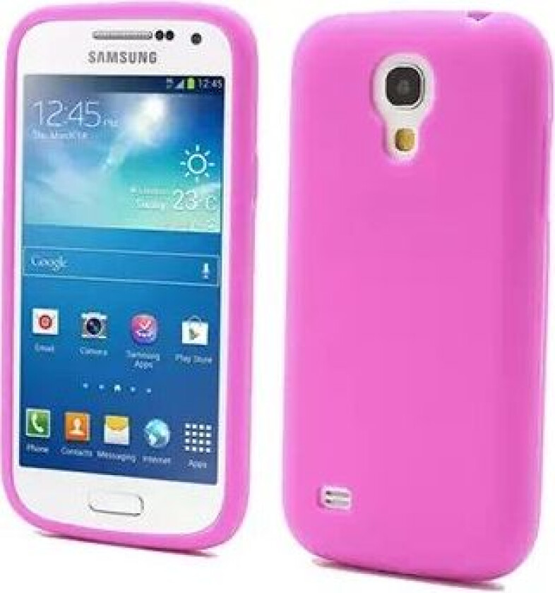 Samsung Galaxy S4 Mini Silikon Deksel - Rosa