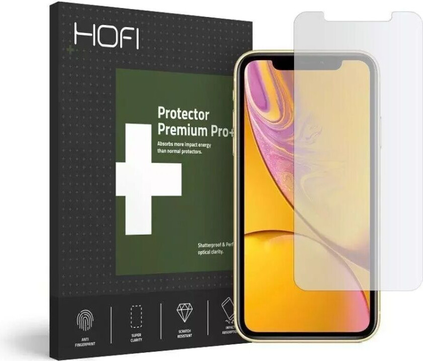 Premium iPhone 11 Herdet Glass - Case Friendly - Gjennomsiktig