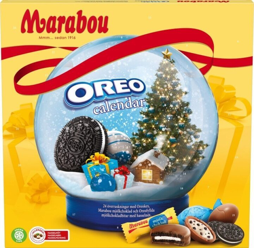 Marabou Oreo - Julekalender, 275 g