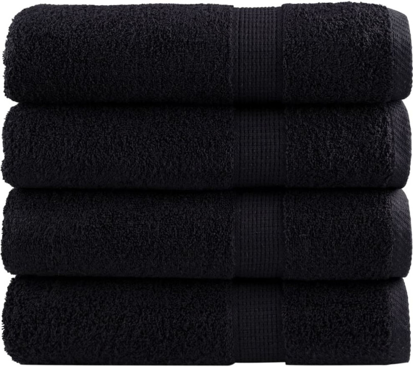 Premium badehåndklær SOLUND 4 stk 100x150 cm 600 g/m2