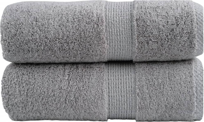 Premium vaskekluter SOLUND 2 stk grå 30x30 cm 600gsm