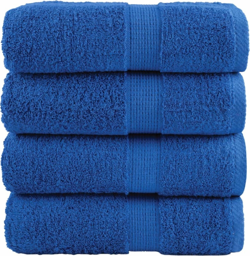 Premium vaskekluter SOLUND 4 stk blå 30x30 cm 600gsm
