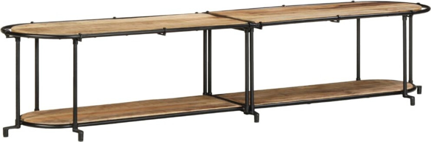 TV-benk 200x42x40 cm grov heltre mango