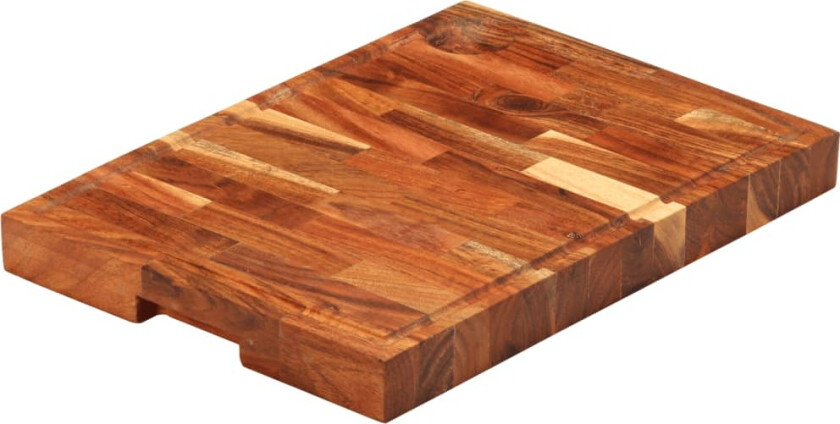 Skjærebrett 42x30x4 cm heltre akasie