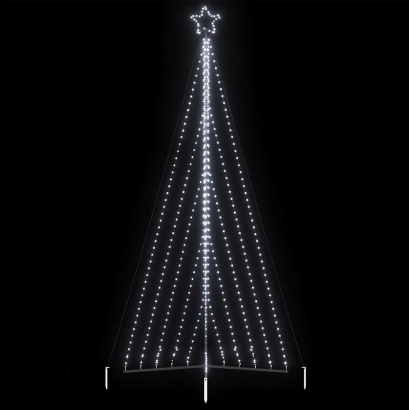 Bilde av Juletrelys 570 LEDs kald hvit 399 cm