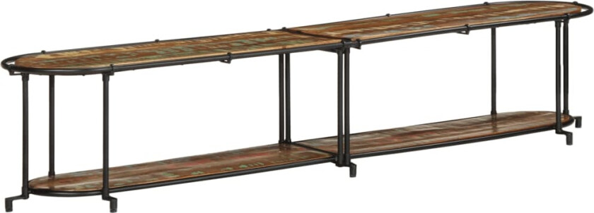 TV-benk 200x42x40 cm gjenvunnet heltre