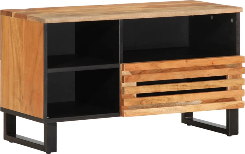 TV-benk 80x34x46 cm heltre akasie