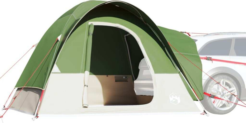 Biltelt 4 personer grønn vanntett