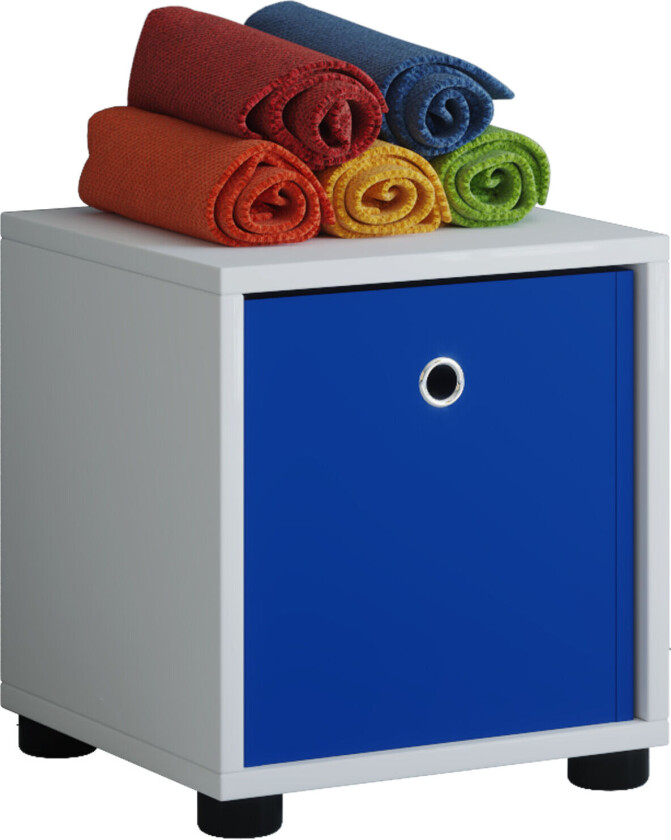 Benas 1 hylle 1 rom hvit.