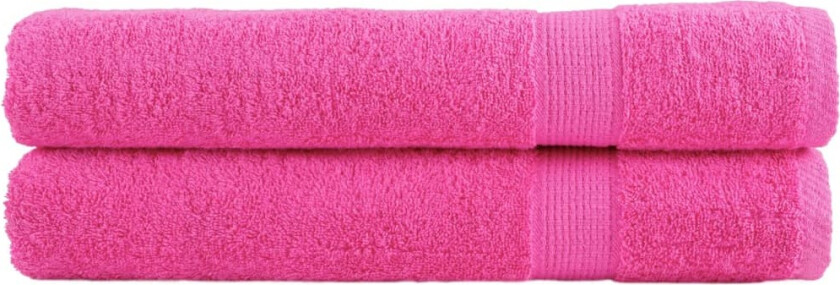 Premium håndklær SOLUND 2 stk rose 100x200 cm 600 g/m2