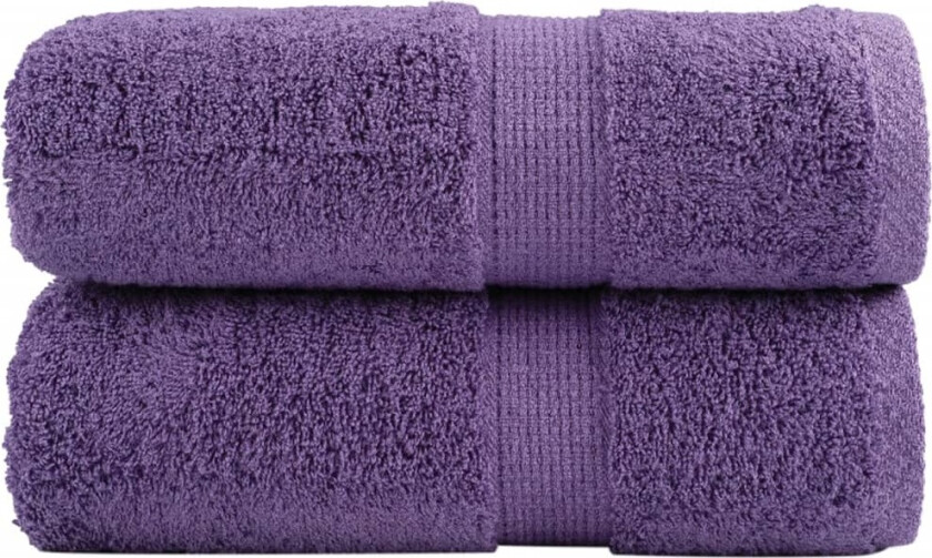 Bilde av Premium vaskekluter SOLUND 2 stk lilla 30x30 cm 600 g/m2