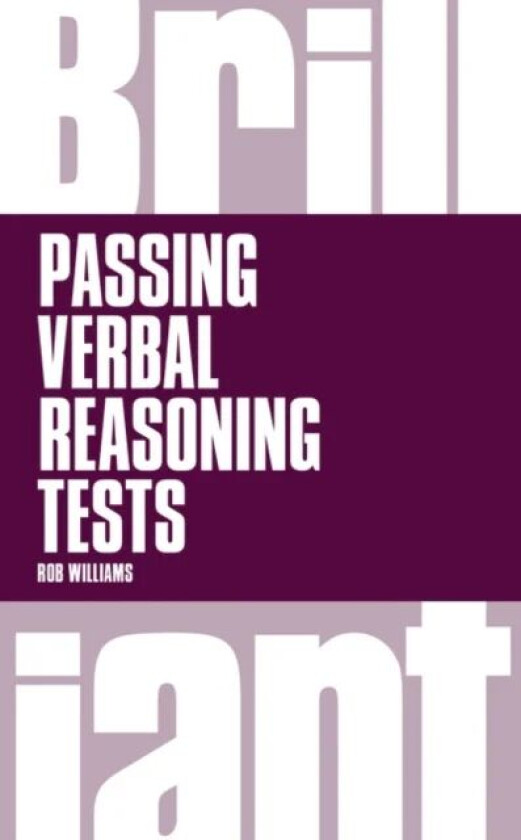 Brilliant Passing Verbal Reasoning Tests av Rob Williams