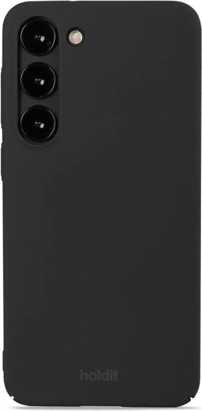 Holdit Samsung Galaxy S23 Slim Plast Deksel - Black