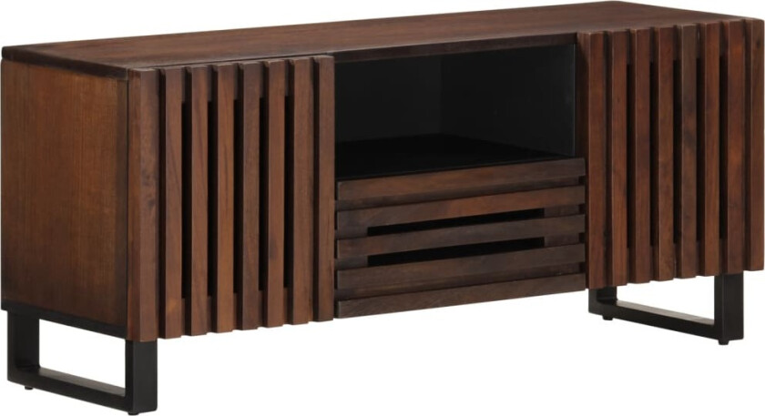 TV-benk brun 100x34x46 cm heltre mango