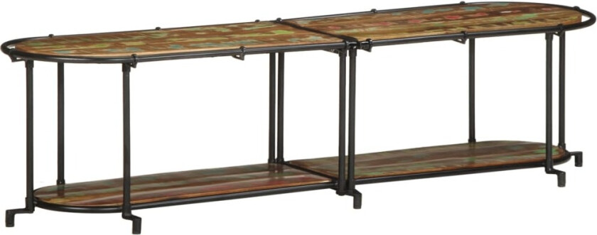 TV-benk 160x42x40 cm gjenvunnet heltre