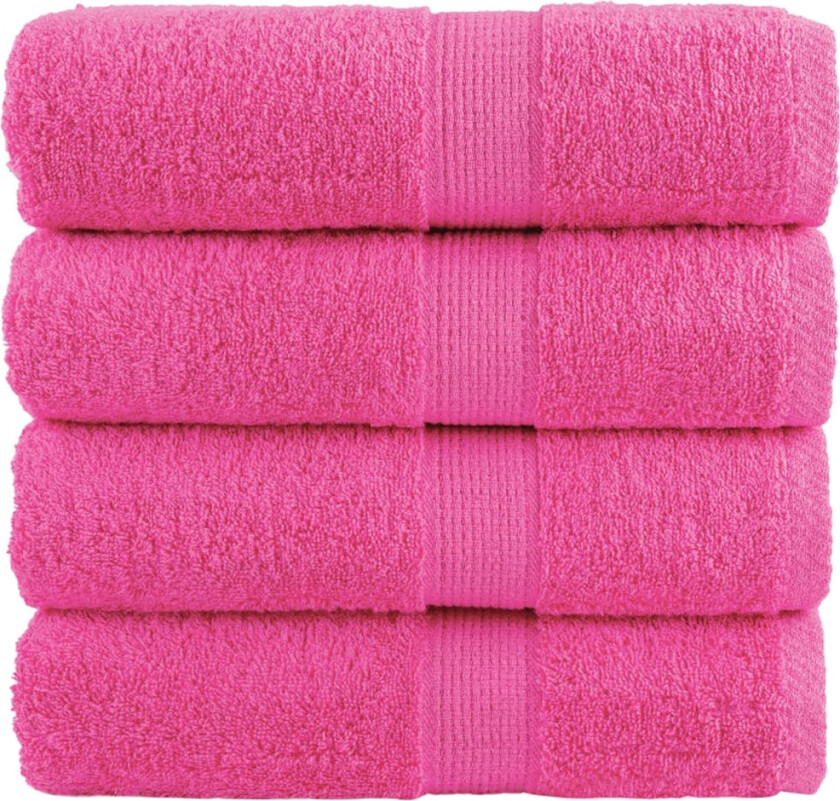 Bilde av Premium vaskekluter SOLUND 4 stk rose 30x30 cm 600 g/m2