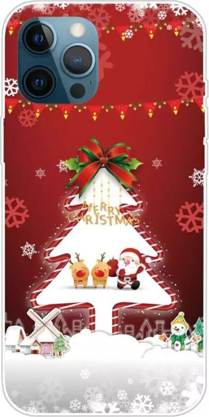 iPhone 14 Pro Max TPU Plast Jul Deksel - Juletre