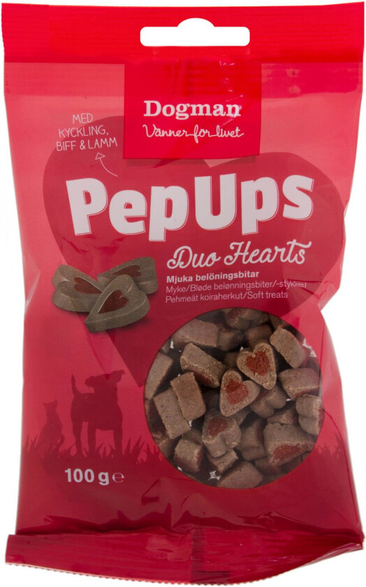Pep Ups Duo Hearts 100g