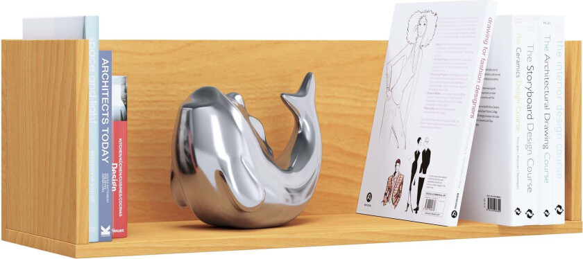 Lona hylle vegghengt 1 hylle bøk dekor.