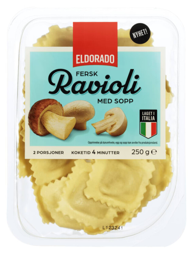 Ravioli m/Sopp 250g