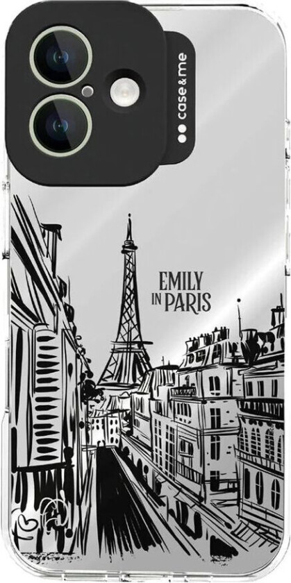 Case&Me - Emily in Paris iPhone 16 Deksel - Eiffel Tower
