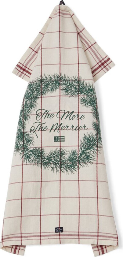 The merrier kjøkkenhåndkle 50x70 cm Hvit-rød-grønn