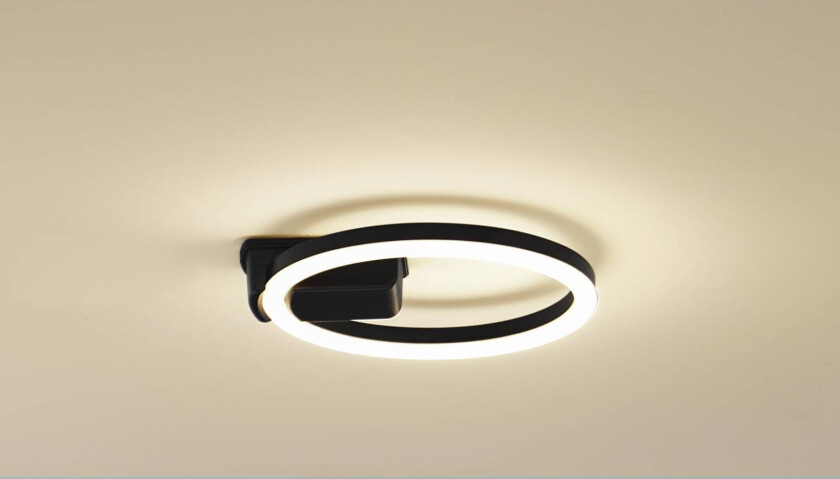 LED utendørs taklampe Finian, Ø 31 cm, CCT, dimbar