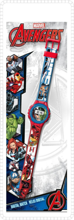 Barneklokke avengers digital armbåndsur klokke iron man hulk