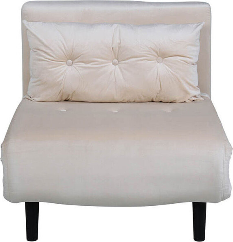 Bilde av Vicky sovesofa ,lenestol velour beige.