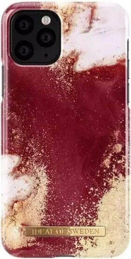 iDeal Of Sweden iPhone 11 Pro Fashion Case Burgundy Marble