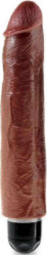 - Realistisk Penis Vibrator 25,6 Cm Brun