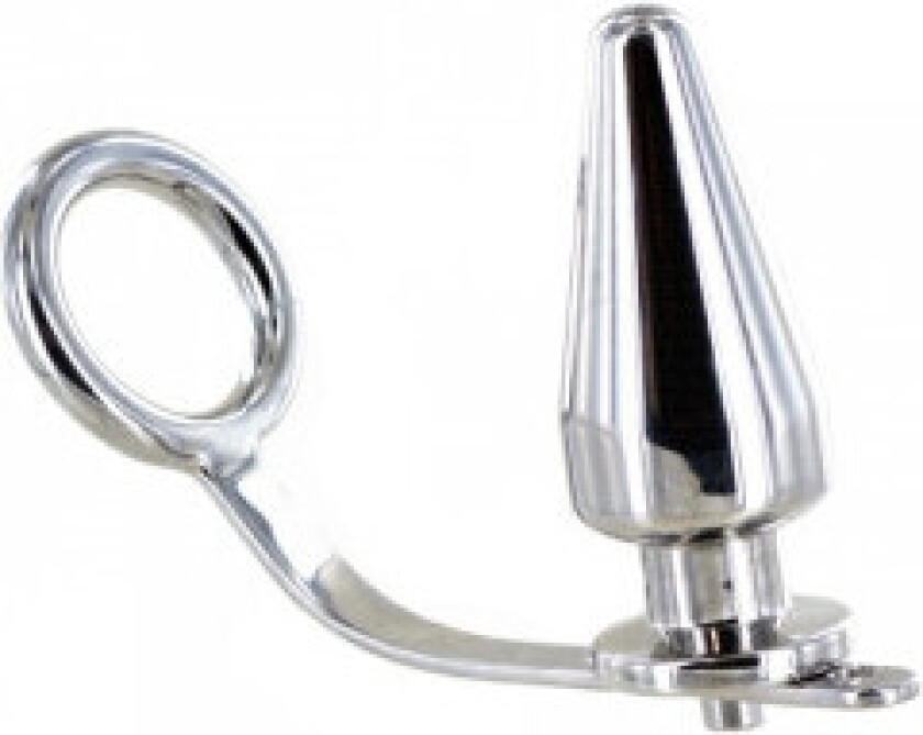 Metallhard - Stålring Med analplugg 80 X 55 Mm