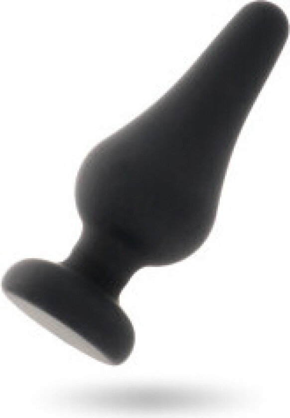Intense - Analplugg Pipo M Sort Silikon 11 Cm