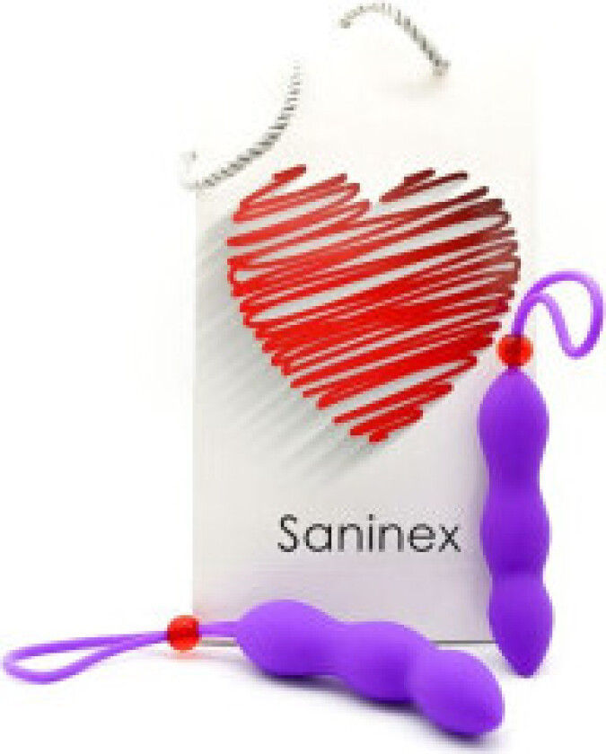 Saninex - Climax analplugg med lilla penisring