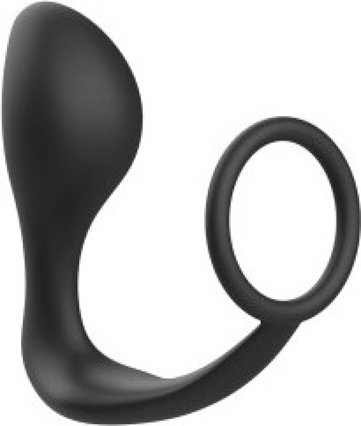 - Analplugg Med Svart Silikonring