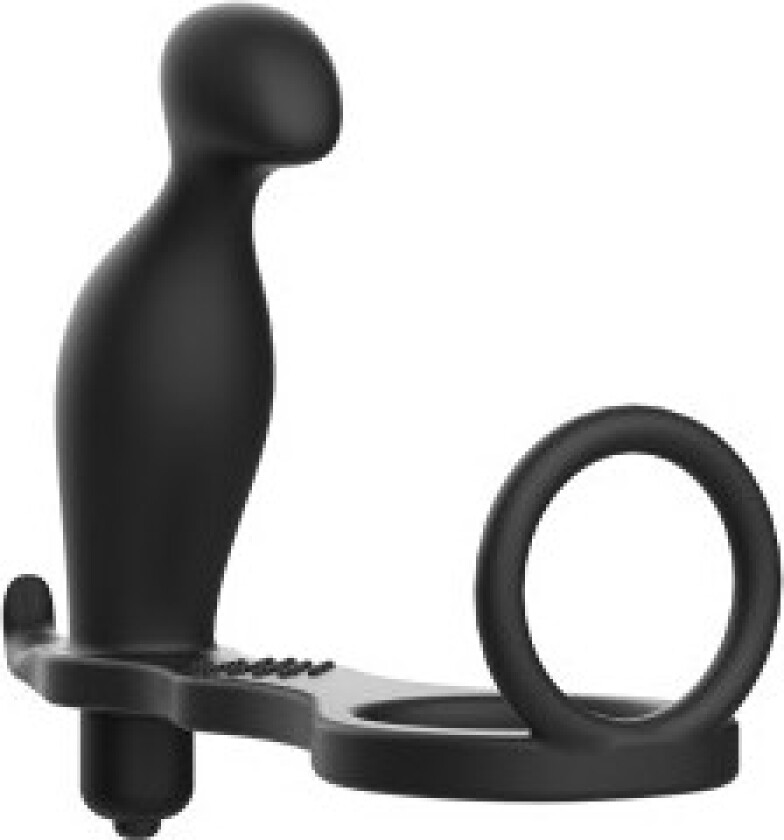 - Analplugg Med Sort Silikonring 12 Cm