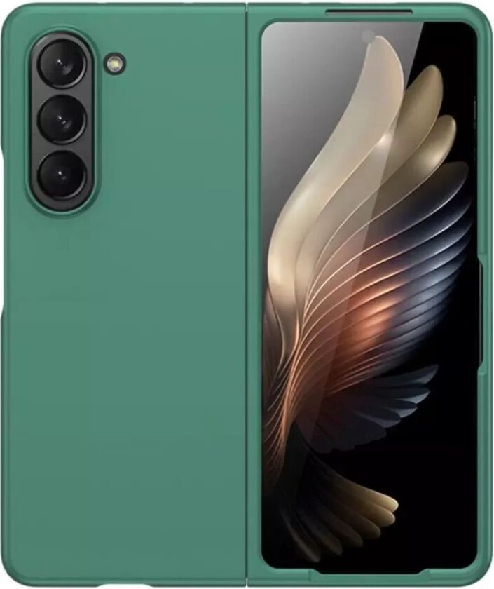 Samsung Galaxy Z Fold5 (5G) Hard Plast Bakdeksel - Mørk Grønn