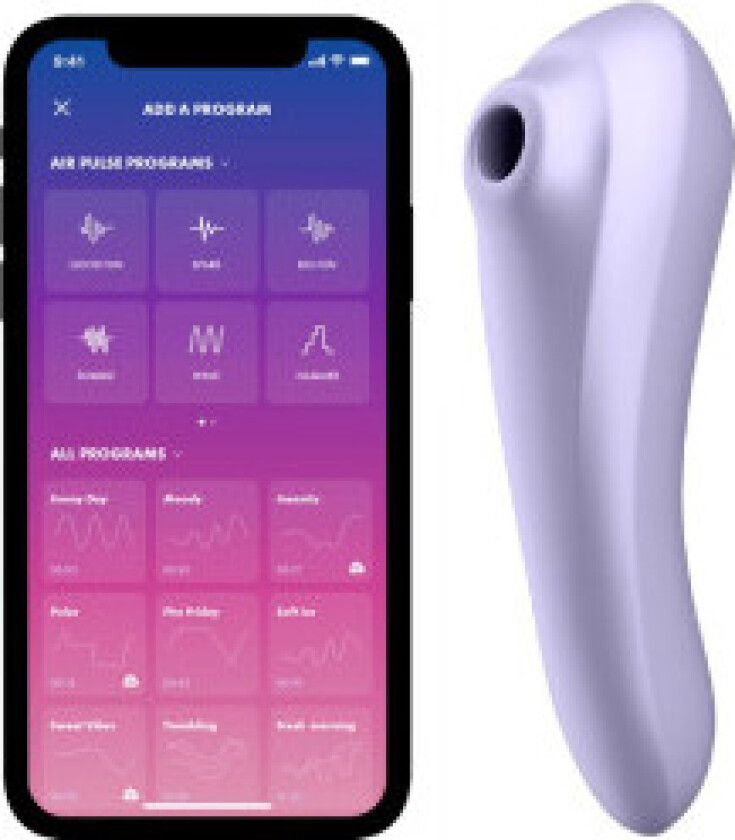Satisfyer - Dual Pleasure Air Pulse Vibrator Mauve