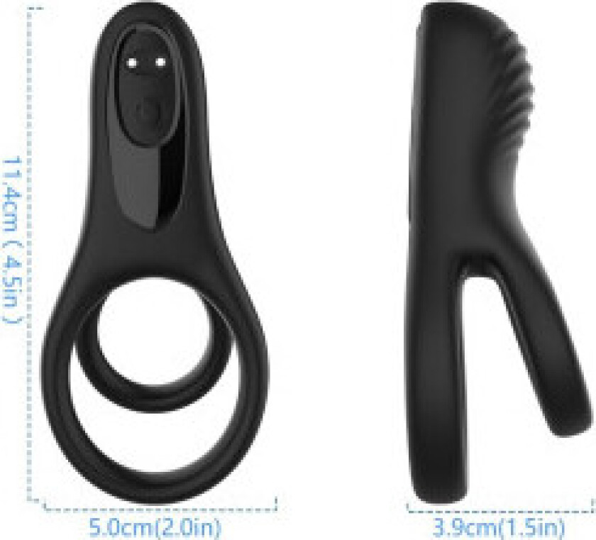 Armony - Double Ring Vibrator Black