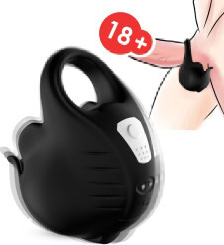 Armony - Cupping Vibrator Ring Svart