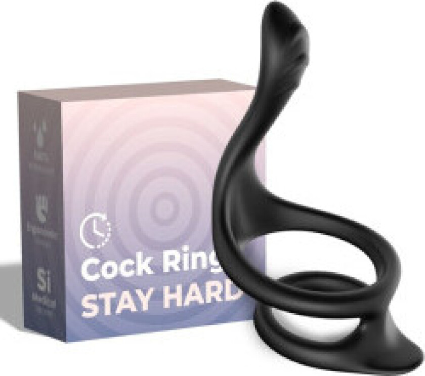 Armony - Tail Dobbel Anal Ring Svart